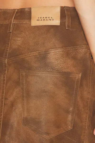 Isabel Marant Étoile Bisane Skirt In Brown
