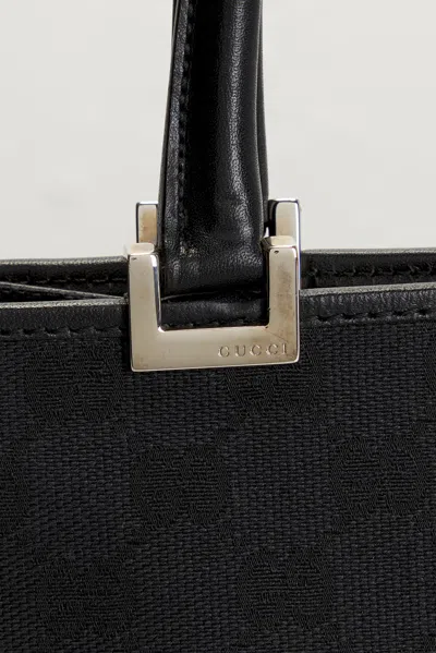 Pre-owned Gucci Bardot Tote Bag In Black