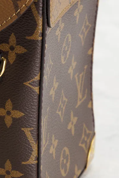 Pre-owned Louis Vuitton Monogram Reverse Camera Box Handbag In Brown