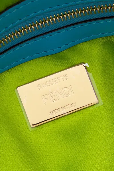 Pre-owned Fendi X Sarah Coleman Ff Vertigo Baguette In Blue