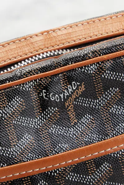 Pre-owned Goyard Cap-vert Pm Shoulder Bag In Black