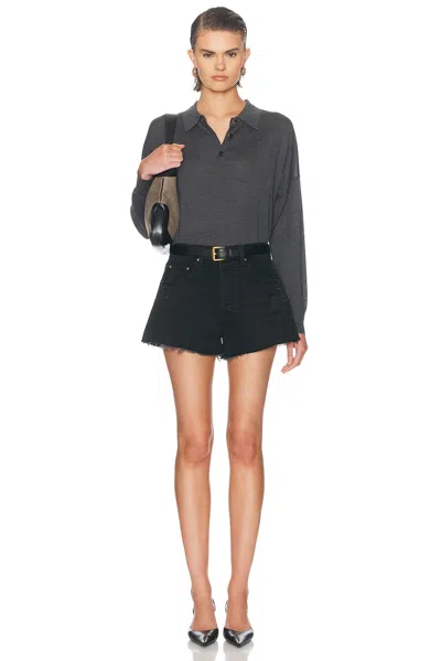 Grlfrnd Charlie Low Rise Baggy Cut Off In Multi