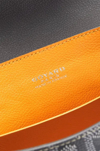 Pre-owned Goyard Mini Saigon Souple Handbag In Gray