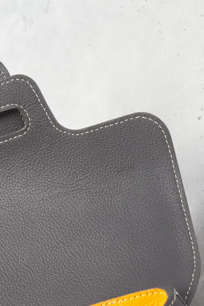 Pre-owned Goyard Mini Saigon Souple Handbag In Gray
