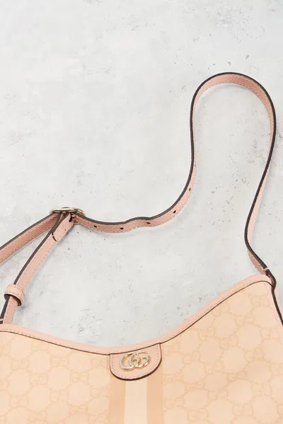 Pre-owned Gucci Ophidia Shoulder Bag In Pink