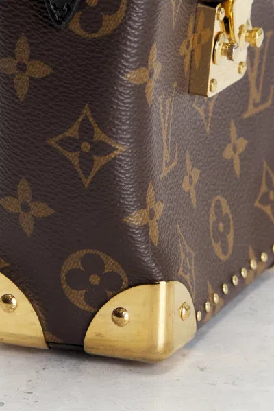 Pre-owned Louis Vuitton Monogram Reverse Camera Box Handbag In Brown
