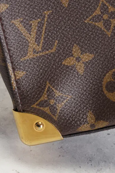 Pre-owned Louis Vuitton Monogram Reverse Camera Box Handbag In Brown