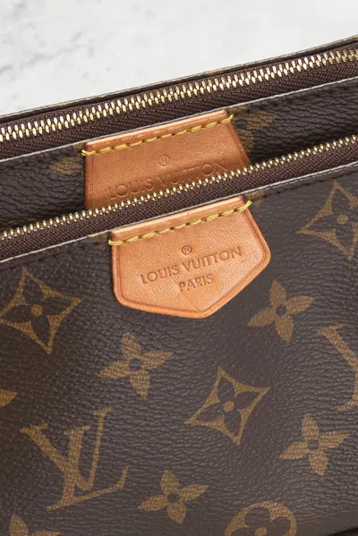 Pre-owned Louis Vuitton Monogram Multi Pochette Accessoires Shoulder Bag In Brown