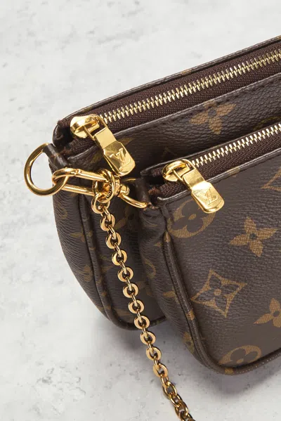 Pre-owned Louis Vuitton Monogram Multi Pochette Accessoires Shoulder Bag In Brown