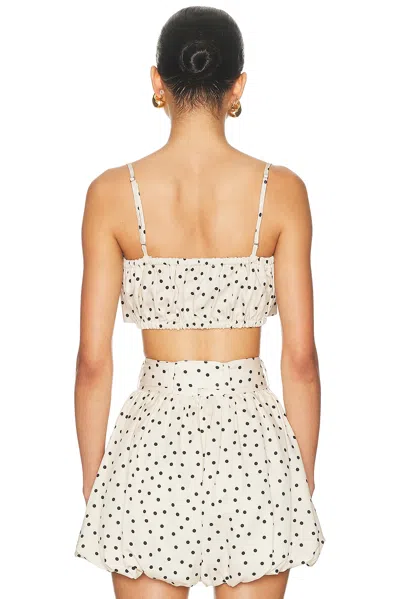 Matthew Bruch Structured Bandeau Crop Top