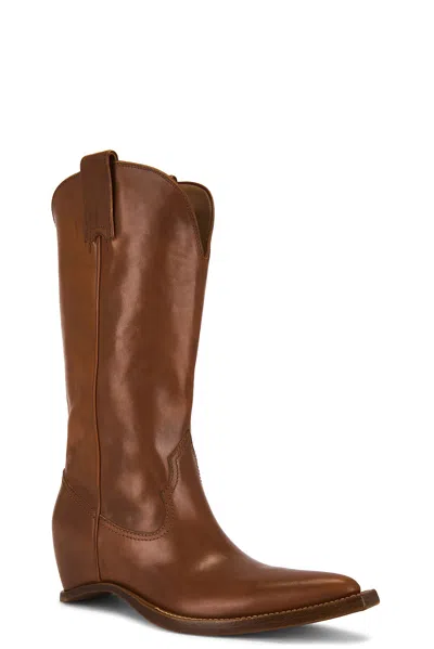 Maison Margiela Western Boot In Brown