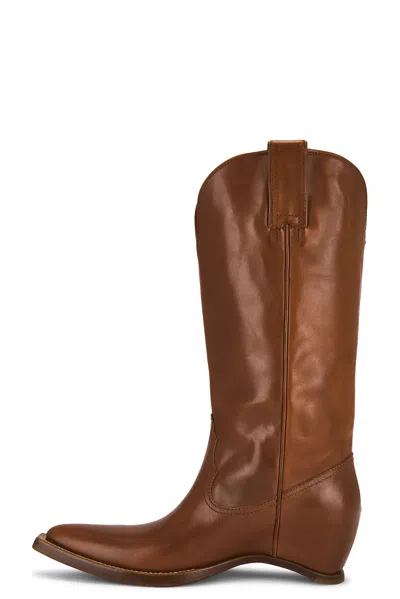 Maison Margiela Western Boot In Brown