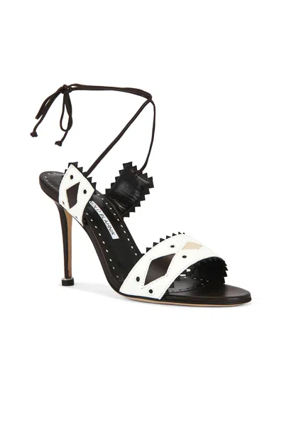 Manolo Blahnik Renti 105 Sandal In Black