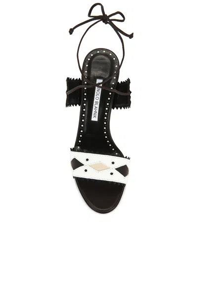 Manolo Blahnik Renti 105 Sandal In Black