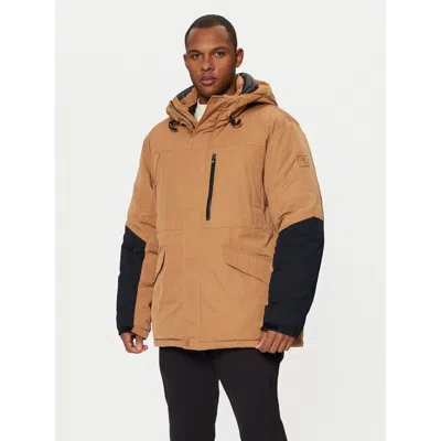 Champion Brown Polyester Parka In Brown