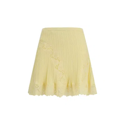 Self-portrait Chic Pointelle Knit Mini Skirt