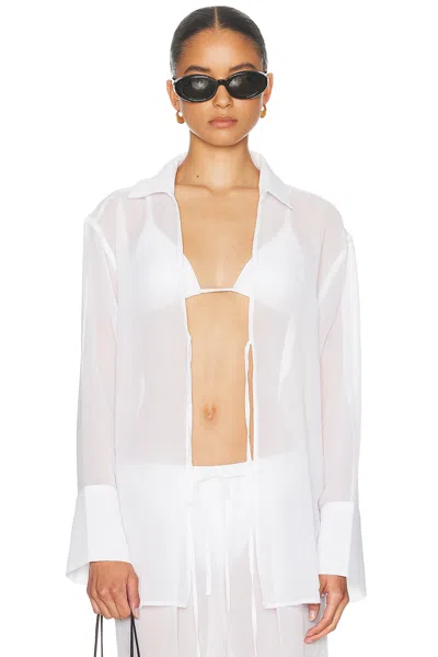 Solid & Striped The Jaclyn Tunic Top In White