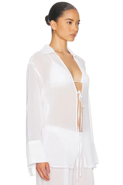 Solid & Striped The Jaclyn Tunic Top In White