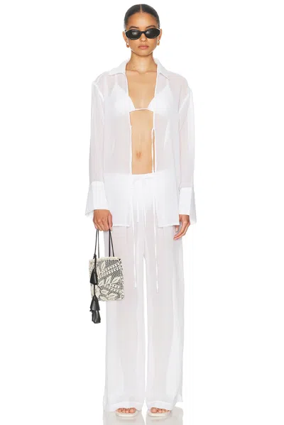 Solid & Striped The Jaclyn Tunic Top In White