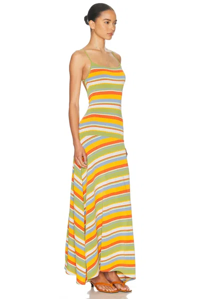Solid & Striped The Lottie Dress St. Barths Stripe In Multi