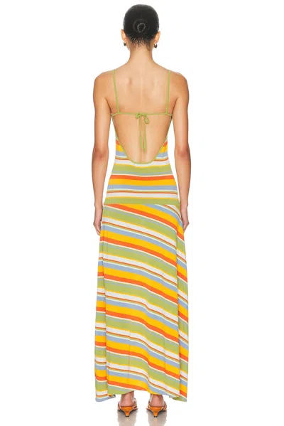 Solid & Striped The Lottie Dress St. Barths Stripe In Multi