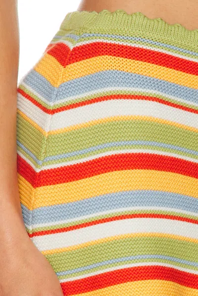 Solid & Striped The Celeste Skort In Multi