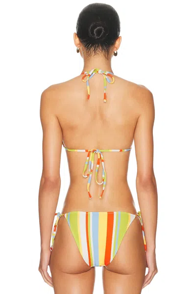 Solid & Striped The Iris Bikini Top In Multi