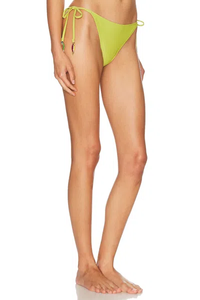 Solid & Striped The Iris Bikini Bottom In Green