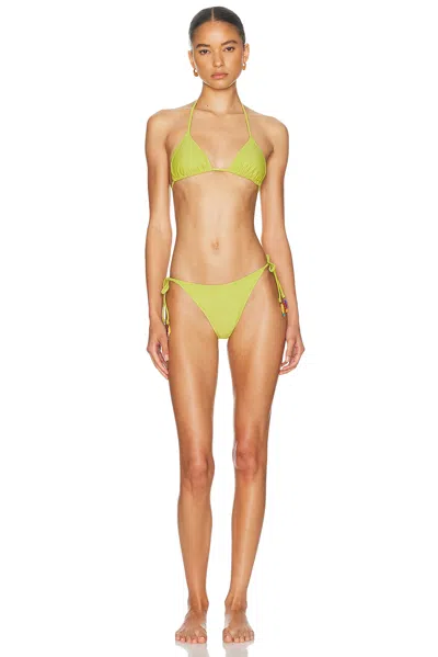 Solid & Striped The Iris Bikini Bottom In Green