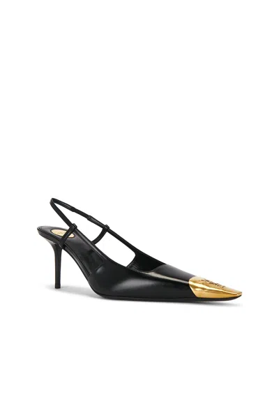 Saint Laurent Jeanne Slingback Pump In Black