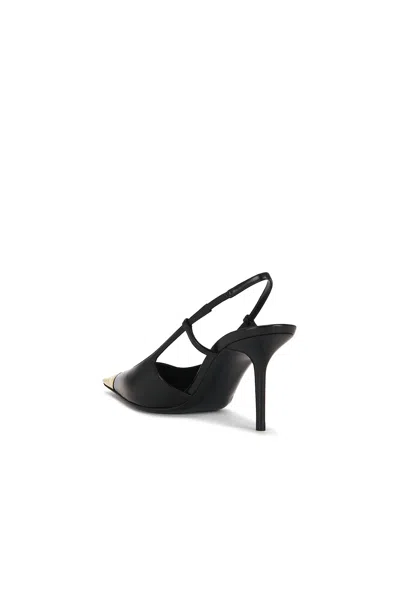 Saint Laurent Jeanne Slingback Pump In Black
