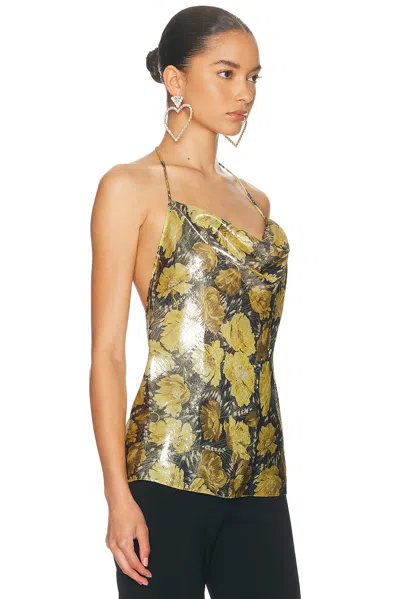 Valentino Lurex Apres L'hiver Poppies Top