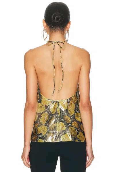 Valentino Lurex Apres L'hiver Poppies Top