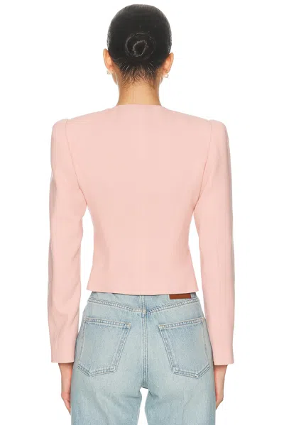 Valentino Rouche Blazer In Pink