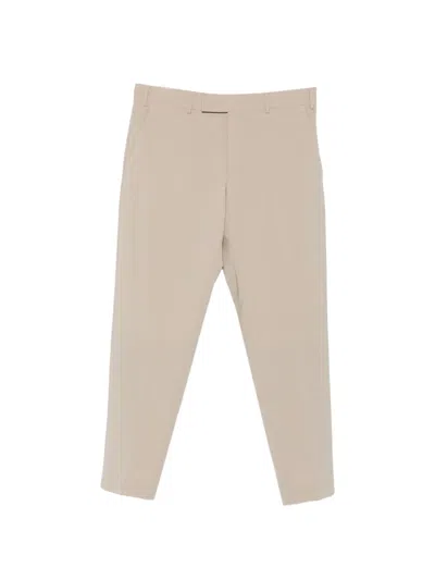 Pt Torino Tailored Trousers In Neutral