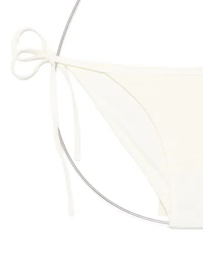 Totême Scoop Side-tie Bikini Bottoms In White