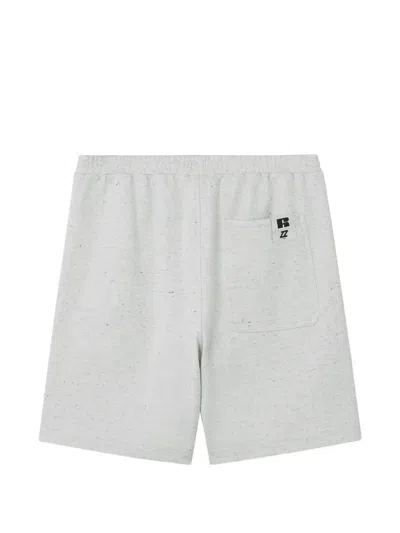 Izzue Logo Patch Shorts In White