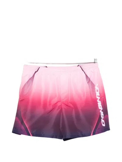 Casablanca Logo-print Swim Shorts In Pink