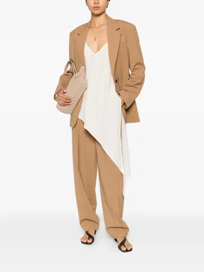 Covert Single-breasted Patch-pocket Blazer In Brown