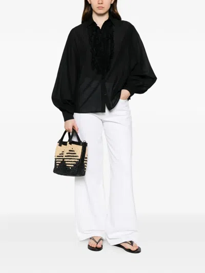 Sosue Antonia Cotton Shirt In Black