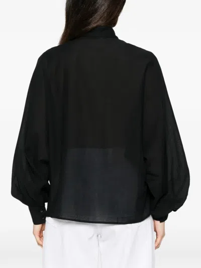 Sosue Antonia Cotton Shirt In Black