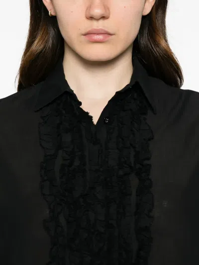 Sosue Antonia Cotton Shirt In Black