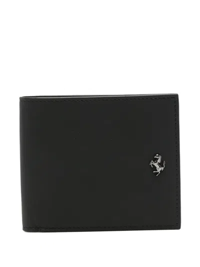 Ferrari Second Life Bifold Wallet In Black