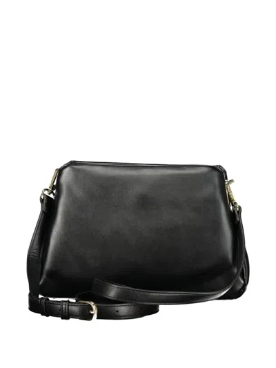 Valentino By Mario Valentino Logo-lettering Cross Body Bag In Black