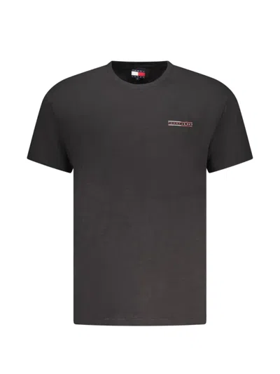 Tommy Hilfiger Logo-patch T-shirt In Black