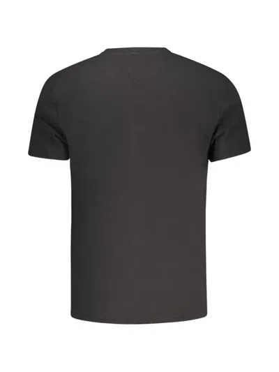 Tommy Hilfiger Logo-patch T-shirt In Black