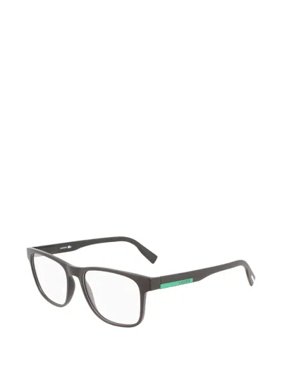 Lacoste Rectangle-frame Glasses In Black