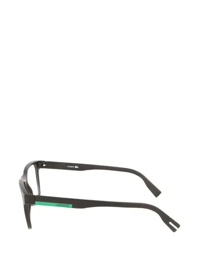 Lacoste Rectangle-frame Glasses In Black