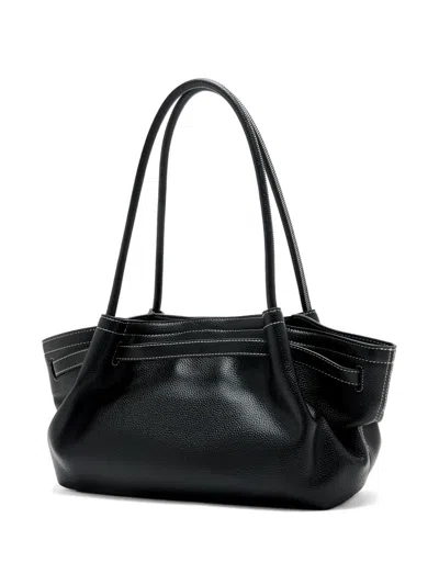 Jw Pei Contrast-stitch Tote Bag In Black