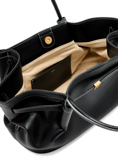 Jw Pei Contrast-stitch Tote Bag In Black